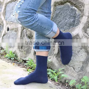 Comfortable Mens Blank Double Needle Casual Socks Deodorant Socks thumbnail-1