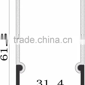 62X35mm Aluminum Flat LED Profile Housing for Led Pendent Light/led Linear Light thumbnail-2
