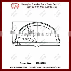 Truck Body Parts / Mudguard for Trucks ( Mudapron / Fender ) 033640BR thumbnail-2