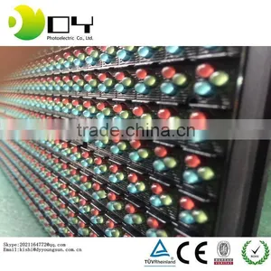 RGB Full Color Programmable LED Scrolling Sign Message Board Display Module 320*160mm 32*16 Pixels P10 DIP LED Module thumbnail-2