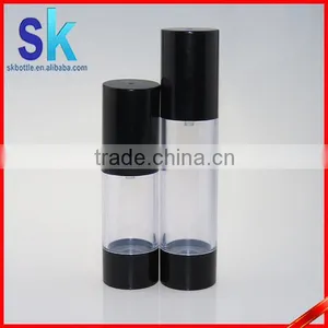 Nice Black Color Plastic Lotion Pump Cosmetic Airless Bottle 30ml 50ml thumbnail-6