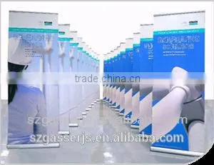 Wide Base Aluminium Advertizing Roller Banner Stand for Advertizing Display thumbnail-1