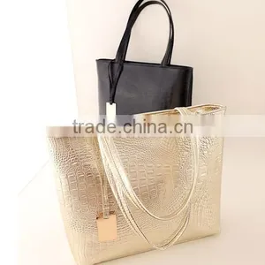 New 2015 Selling Women PU Leather Handbag,Tote Shoulder Bags Large Capacity PU Weave Bags Fashion Design thumbnail-6