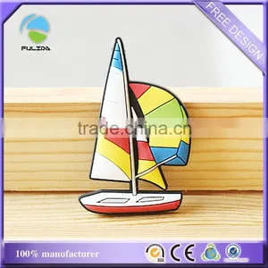 Sail Boat Shaped Soft Pvc Rubber Souvenir Fridge Magnet thumbnail-1