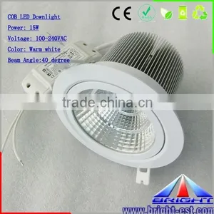 China Supply 15w Dimmable COB LED Downlight With CE RoHs Approved. thumbnail-3