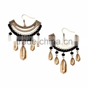 Earrings Saudi Gold Jewelry,metal Earring Designs,fashion Alloy Drop Earrings thumbnail-1