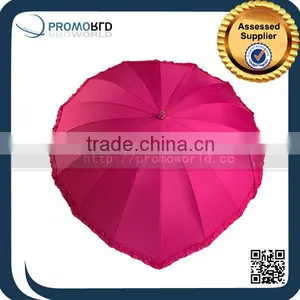 Lovely Heart Shape Wedding Bridal Umbrella thumbnail-1