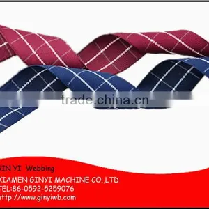 Polyester Decorative Grid Ribbon/tartan Ribbon/check Ribbon thumbnail-1