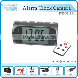 Mini Table Clock Camera,motion Detection Clock Dvr for Home Security 1280*960 Table Clock Hidden Camera JVE-3311F-1 thumbnail-1