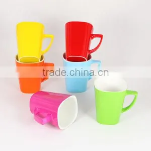 Glazed Ceramic Mugs and Cups With Bright Colors thumbnail-1