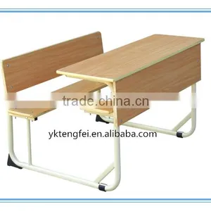 Student Double Desks and Chairs, Kids School Furniture in School Sets TF-9321 thumbnail-5