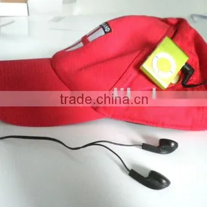 Fm Radio Hat Mini Radio Inserted for Sport or Travel Present thumbnail-1