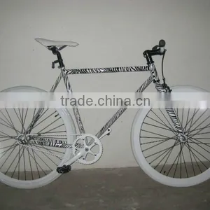700C Colorful Zebra Skin Hot Selling Fixed Gear Bike/bicycle Double Wall Fixed Gear Bike/bicycle thumbnail-1