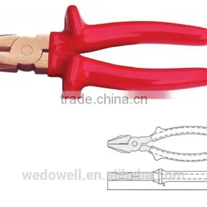 Non Sparking Insulated Tools Dipped Lineman Pliers With All Sizes thumbnail-1