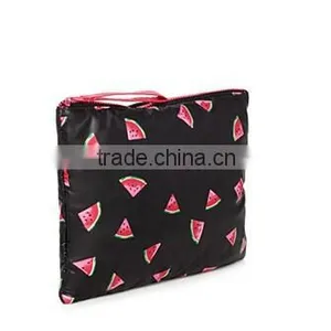 Custom Watermelon Print Cosmetic Pouch thumbnail-2