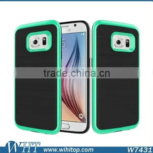 Hybrid TPU PC Brushed Slim Armor for Samsung Galaxy S7 S7 Edge Phone Case thumbnail-2