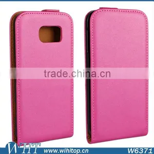 Magnetic Vertical Style Magnetic Flip Genuine Leather Case for Samsung Galaxy S6 G9200 thumbnail-4