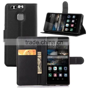 Luxury Mobile Phone Leather Case Leather Flip Case For Huawei P9 thumbnail-1