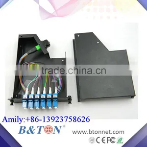 FTTx Solution Provider Fiber Optical OM3 MPO 12Port Cassette /MTP - LC 12F OM3 Cassette thumbnail-1