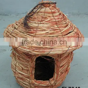 Wicker Garden Bird Cage thumbnail-1