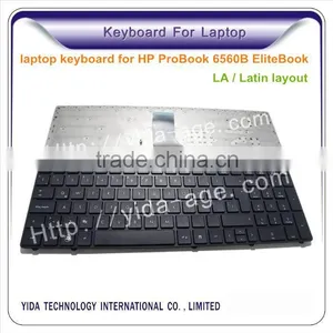 Original Latin Laptop Keyboard for HP ProBook 6560B EliteBook Black thumbnail-1