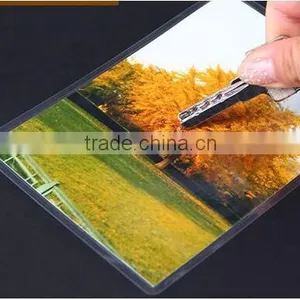 High Quality Clear Heat Sealing Plastic Pouch for ID Cards or Photo thumbnail-5