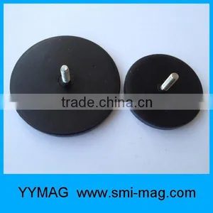 Multi-poles Rubber Covered Neodymium POT Magnet For Taxi Signs thumbnail-1