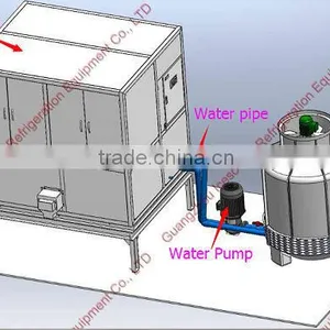Convenience to Install 3000kg Cube Ice Machine to Frozen Fish thumbnail-4