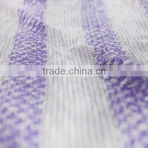 Jiufan Textile 2015 Fashionable Ployester Slub Hacci Knit Fabric for Garments Sweater thumbnail-4