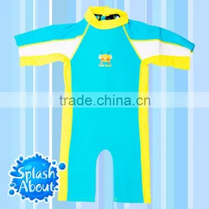 Promotional Swimwear Manufacturer One Piece 2.5mm NEOPRENE UPF50+ Taiwan 1-6y Splash About UV Combie Wetsuit thumbnail-1