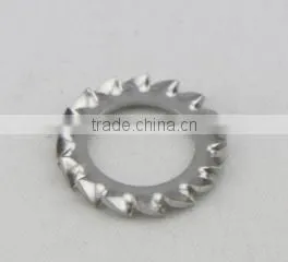 Stainless Steel External Teeth Serrated Lock Washers DIN6798 GB862.2 thumbnail-1