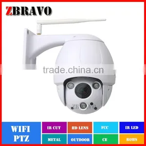 WIFI POE Camera 1.0MP 1.3MP 2.0MP Wireless Mini PTZ Dome Camera Pan/Tilt/Zoom Support Alarm,SD Card,Audio thumbnail-2