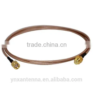 RP SMA Male to Female Pigtail WLAN Telecom RF Antenna RG316 Coaxial Cable 30cm thumbnail-1