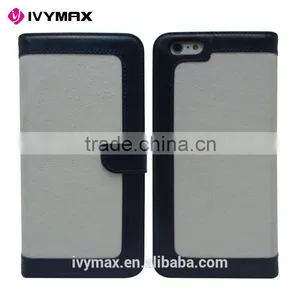 IVYMAX China Mobile Phone Accessories Flip Wallet PU Leather Magnetic Phone Case Cover For Apple Iphone 6 Case thumbnail-1