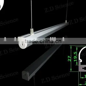 Round Cover Aluminum Extruded Profile for LED Bar Lights thumbnail-1