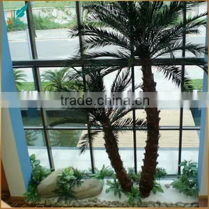 Indoor Preserved Washingtonia Palm Tree Fake Tropical Big Palm Tree thumbnail-3