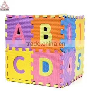 Baby Eco-friendly Interlocking EVA Foam Alphabet Puzzle Mats thumbnail-2