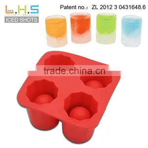 100% Food Grade Manufacture Wholesale Hot Sell Party Ice Cup Mold Silicon Ice Tray thumbnail-1