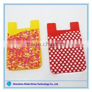 New Arrival Silicone Sitcky Name Card Holder for Phone thumbnail-3