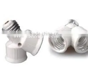 Conversion Lamp Holder Lamp Base Lamp Adapter E27 Change to LED-Conversion-Base-E27-change-to-2-E27 thumbnail-1