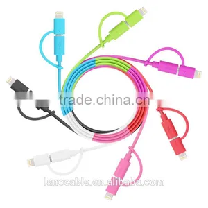 MFi Certified 8 Pin and Micro 2 in 1 Dual Style Cord thumbnail-5