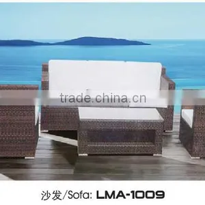 Modern Rattan Outdoor Furniture Wholesale Rattan Chair PE Wicker Single Two Seaster Sofa Three Seaster Sofa Wicker Furniture thumbnail-1