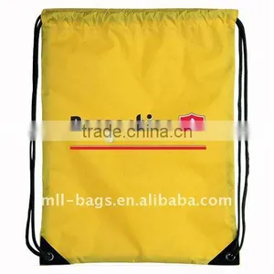 Yellow Drawstring Shopping Bag thumbnail-1