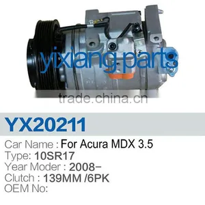 Stable Structure 10SR17 6PK Vehicle Air Conditioning Compressor For Honda thumbnail-2