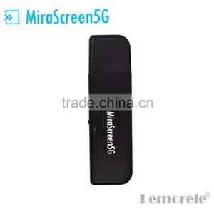 Wifi Display Dongle EZCast 5G Miracast / Dongle/AirPlay/DLNA for Android and Ios tv Stick--MiraScreen5G Accept Customization thumbnail-1
