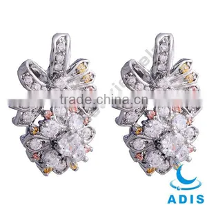 Brass Fashion Flower Design Pendant Jewelry Parts thumbnail-1
