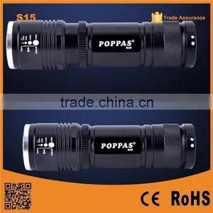 Wholesale Aluminum Zoomable Rechargeable Led Flashlight Torch thumbnail-1