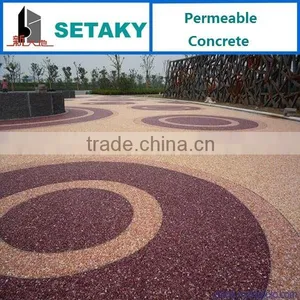 Colorful Pervious Concrete for Golf Course thumbnail-3