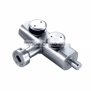 Luxury Quality Inox Door Hardware Set Glass Fittings For Tempered Glass Quality Choice thumbnail-2