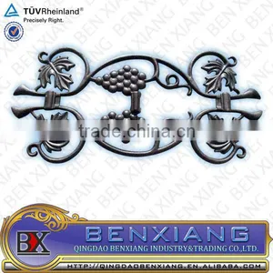 Decorative Wrought Iron Floral Ornament BX13.049 thumbnail-1